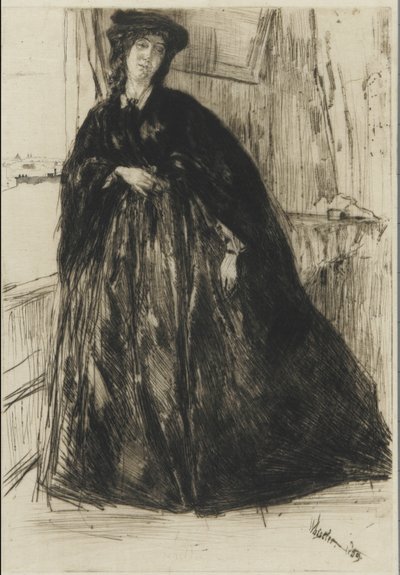 フィネット、1859（紙の乾燥点） 作： James Abbott McNeill Whistler